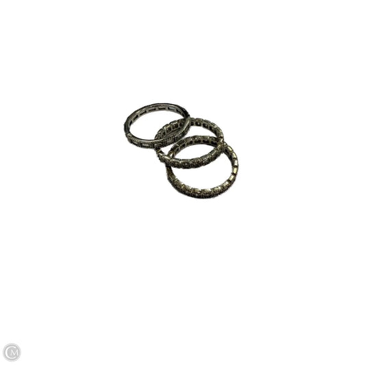 Ring Sterling Silver By Clothes Mentor, Size: 03 Piece Set