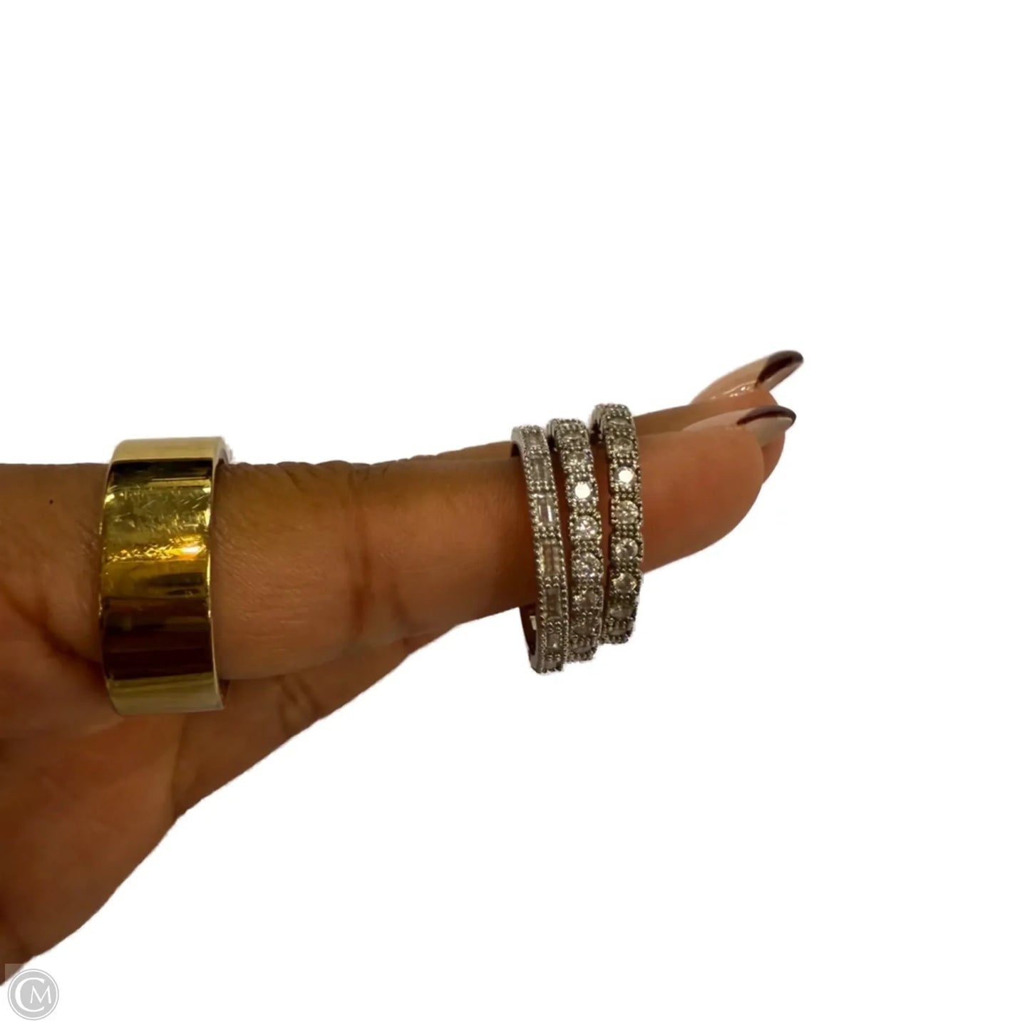 Ring Sterling Silver By Clothes Mentor, Size: 03 Piece Set