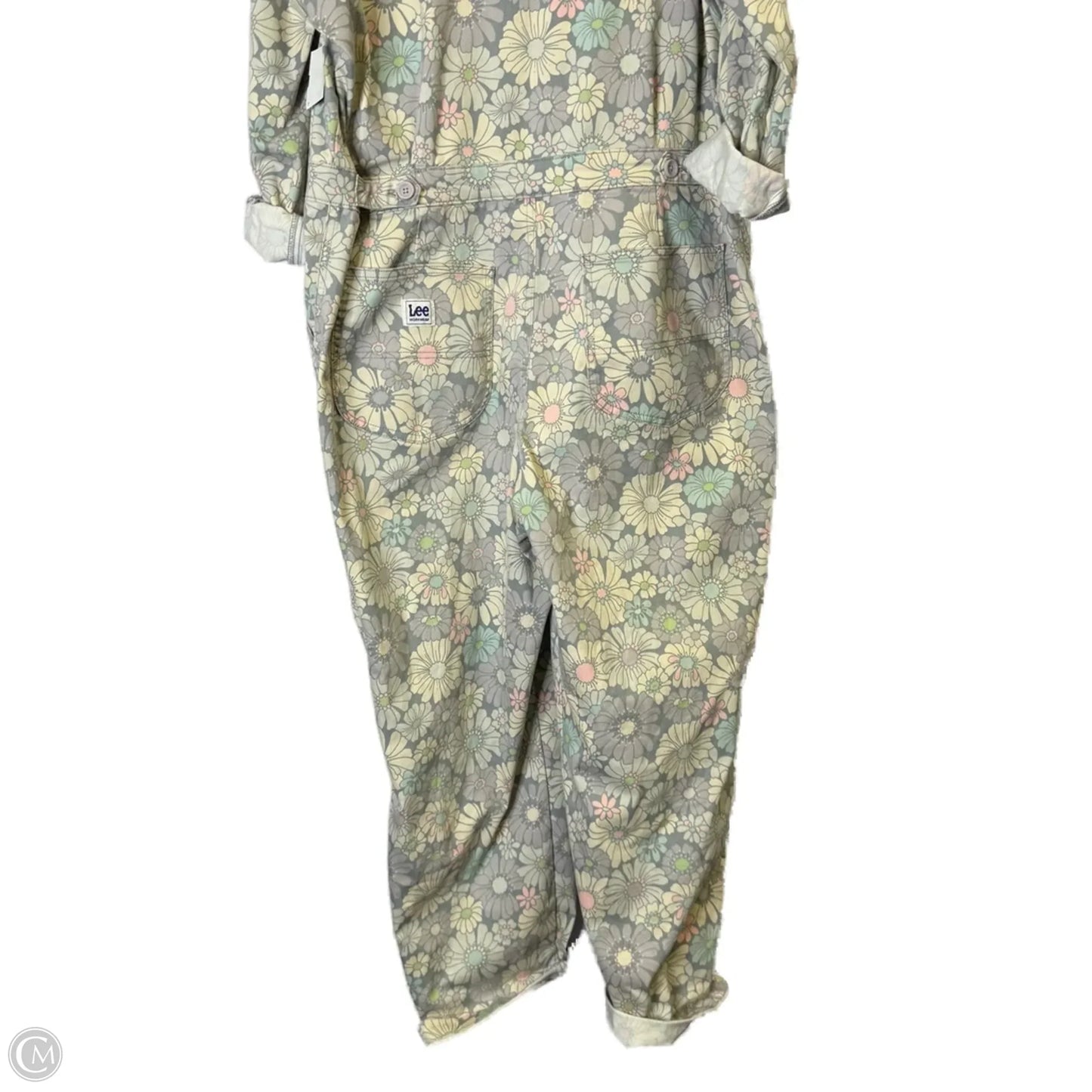 Jumpsuit By Lee In Cream & Grey, Size: Xl