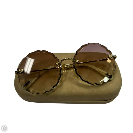 Sunglasses Luxury Designer By Chloe