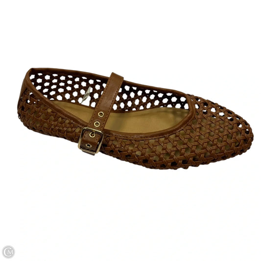 Shoes Flats By Universal Thread In Brown, Size: 7