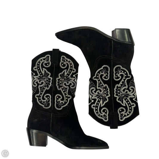 Boots Mid-calf Heels By Dolce Vita In Black, Size: 8.5