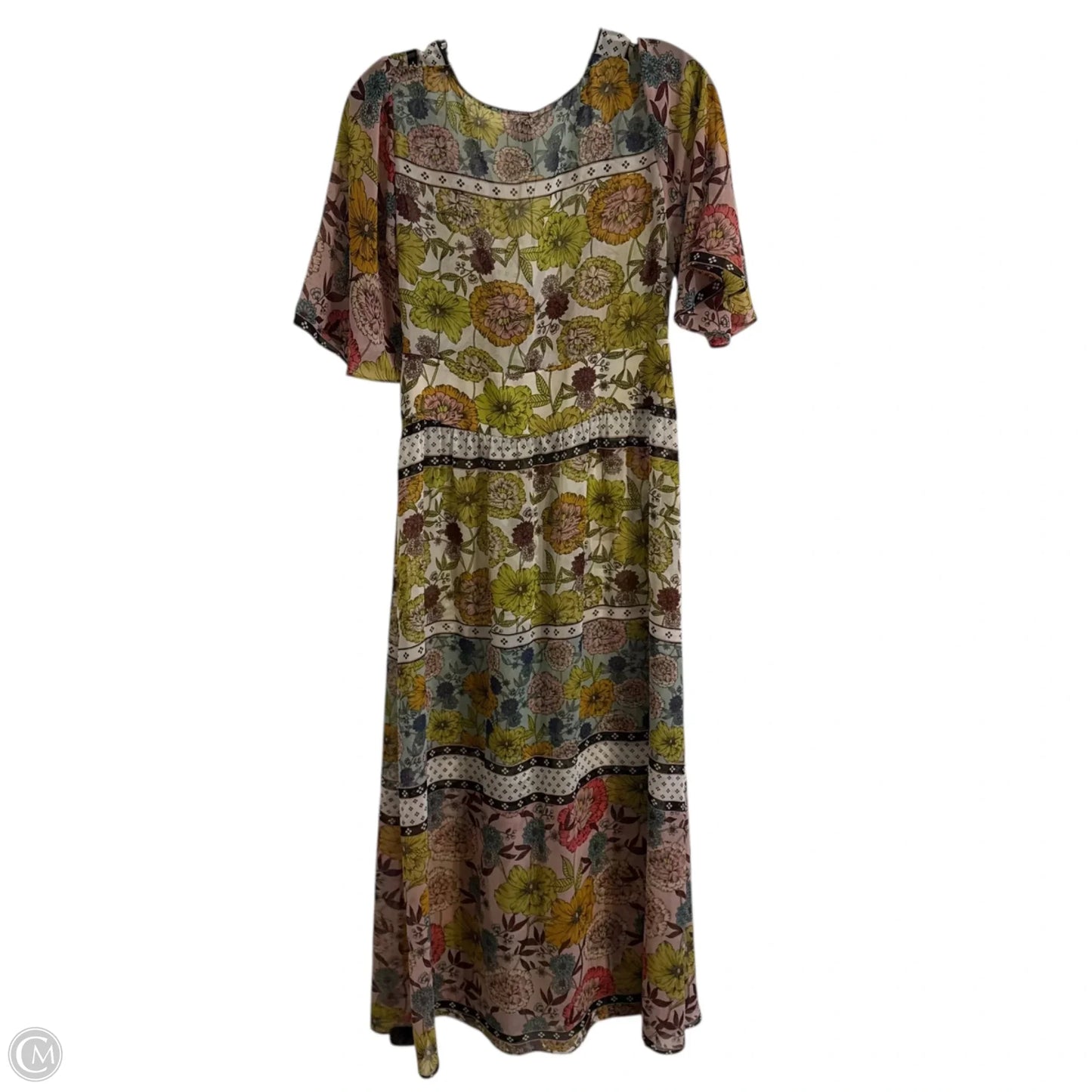 Cardigan By Zara In Floral Print, Size: S