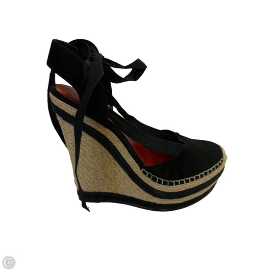 Shoes Luxury Designer By Gucci In Black, Size: 8.5