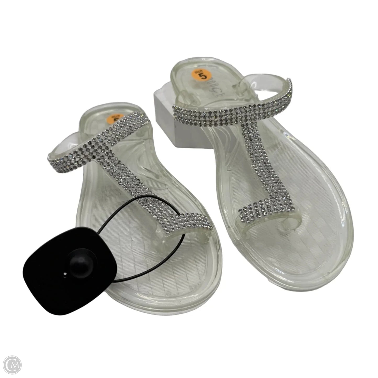 Sandals Flats By Rouge In Clear, Size: 5