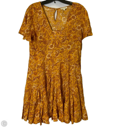 Dress Casual Short By Patrons Of Peace In Orange, Size: S