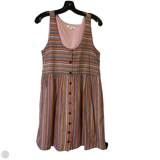 Dress Casual Short By Madewell In Striped Pattern, Size: M