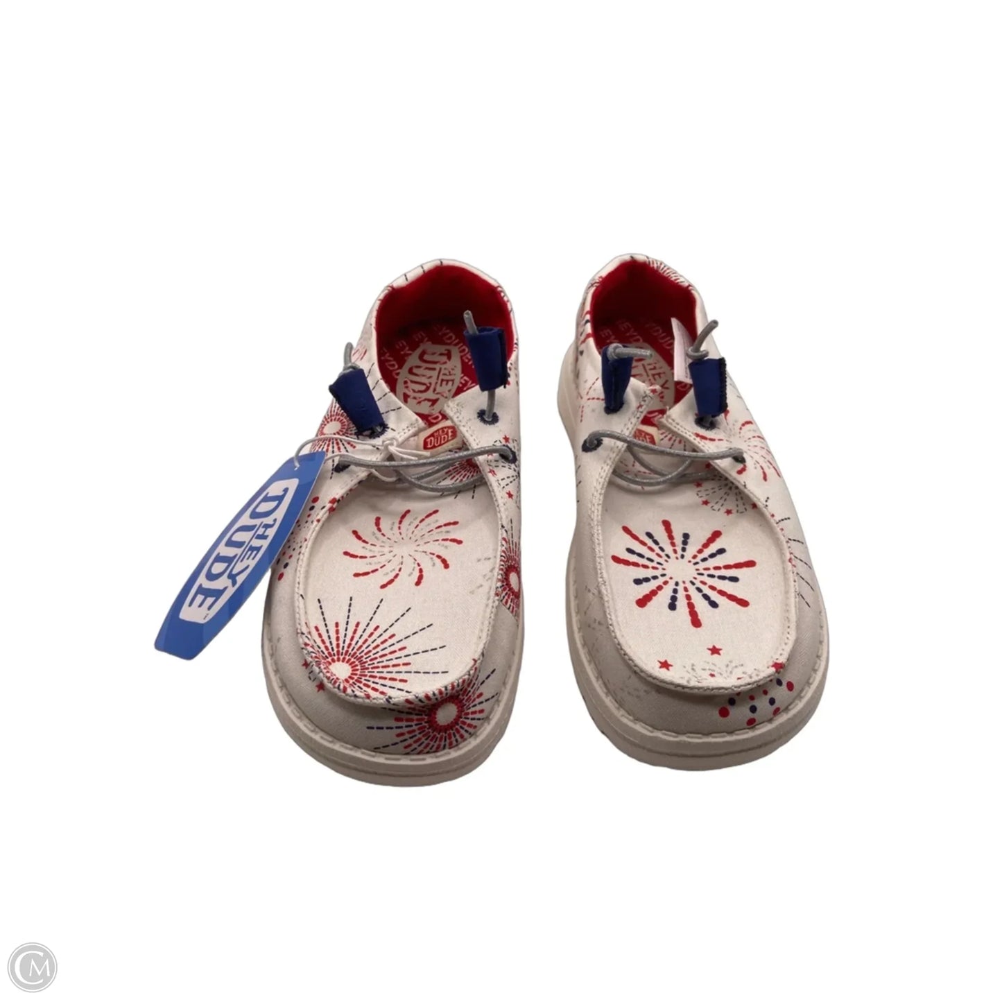 Shoes Flats By Hey Dude In White, Size: 6