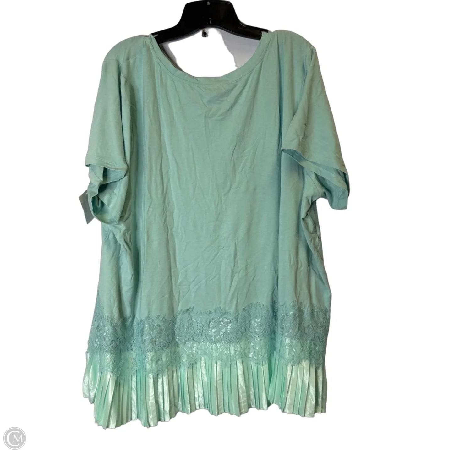 Top Short Sleeve By Dg2 In Blue, Size: 3x