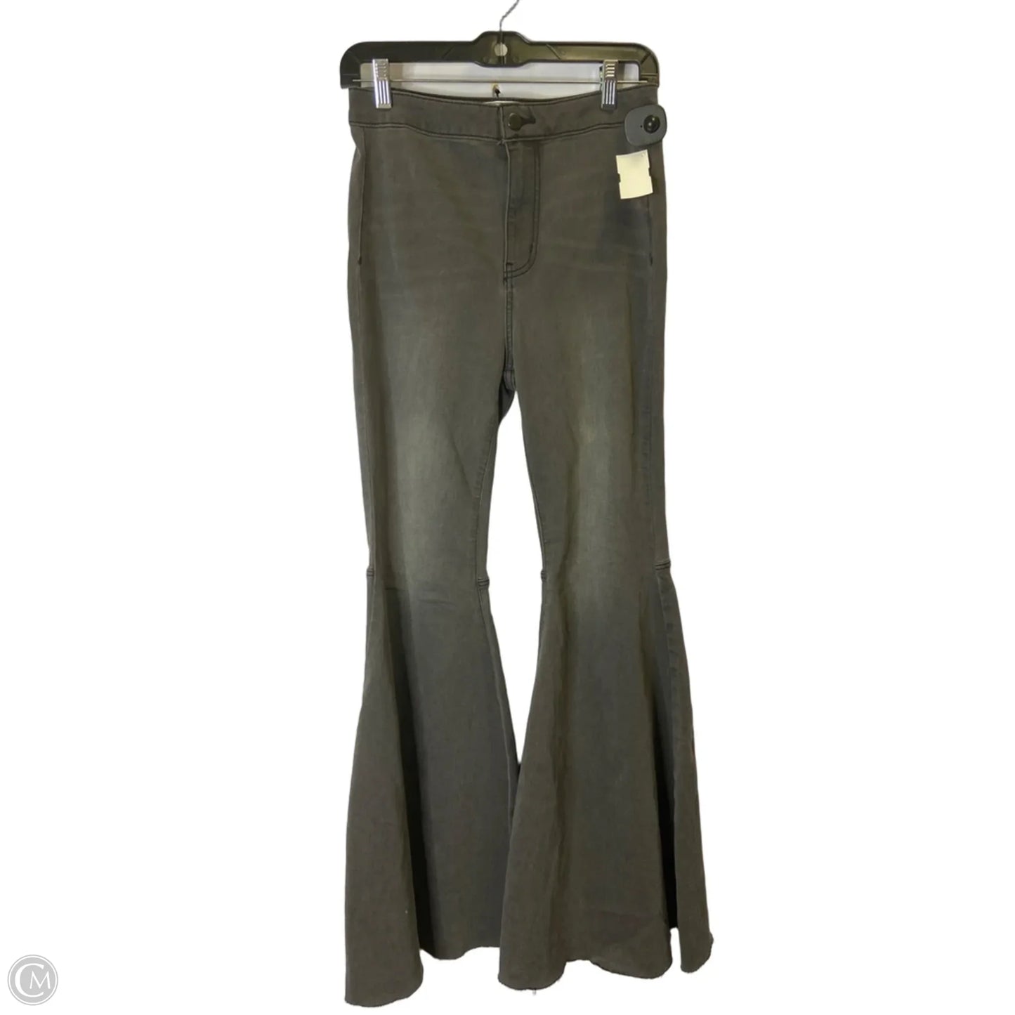 Jeans Boot Cut By Free People In Grey Denim, Size: 6