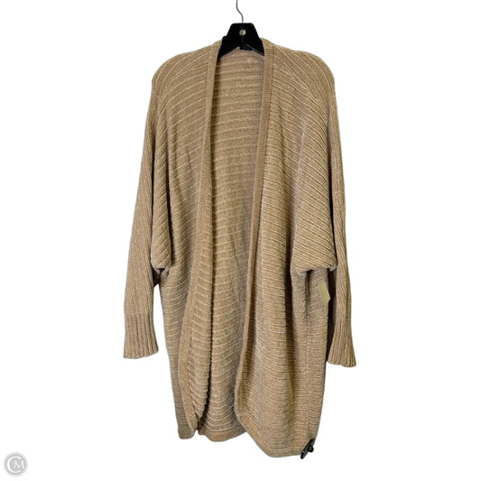 Sweater Cardigan By Torrid In Tan, Size: 3x
