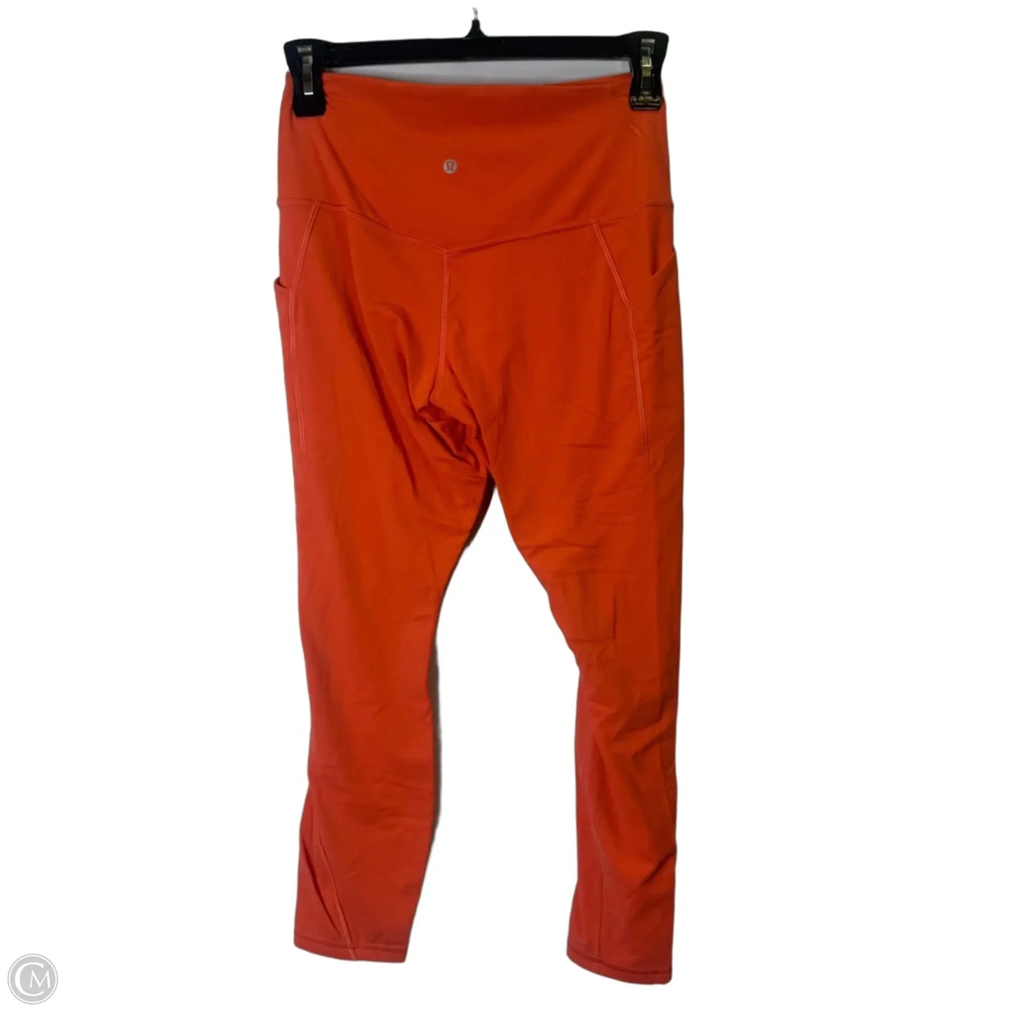 Athletic Leggings By Lululemon In Coral, Size: 10