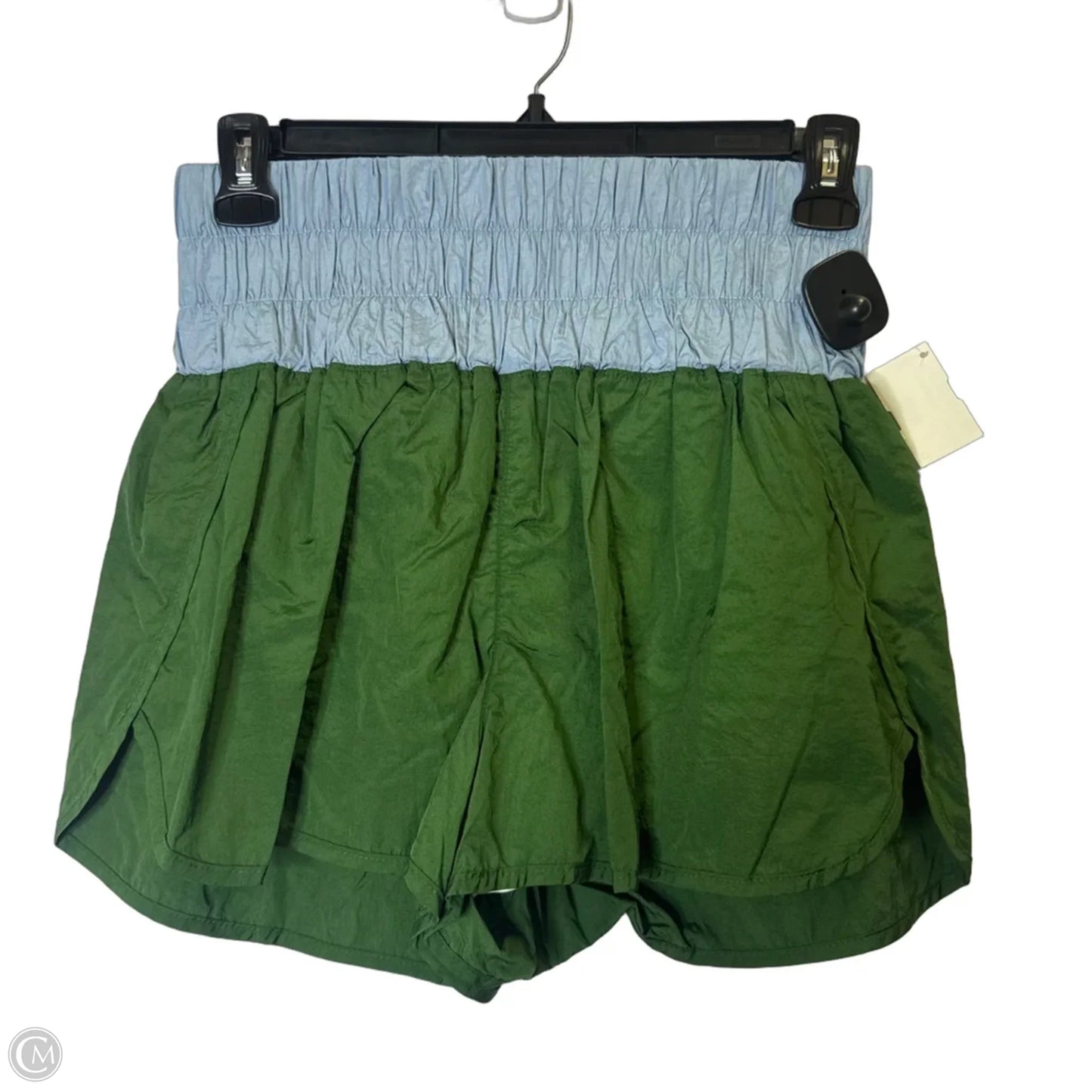 Athletic Shorts By Free People In Blue & Green, Size: Xl