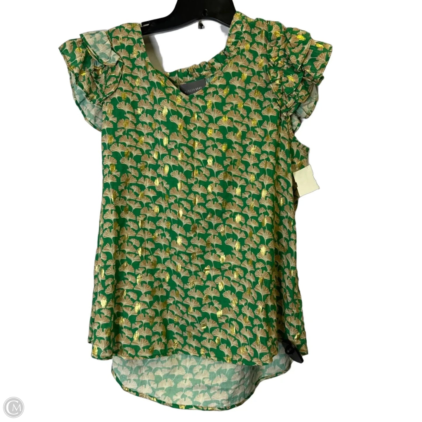 Top Sleeveless By Clothes Mentor In Green, Size: L