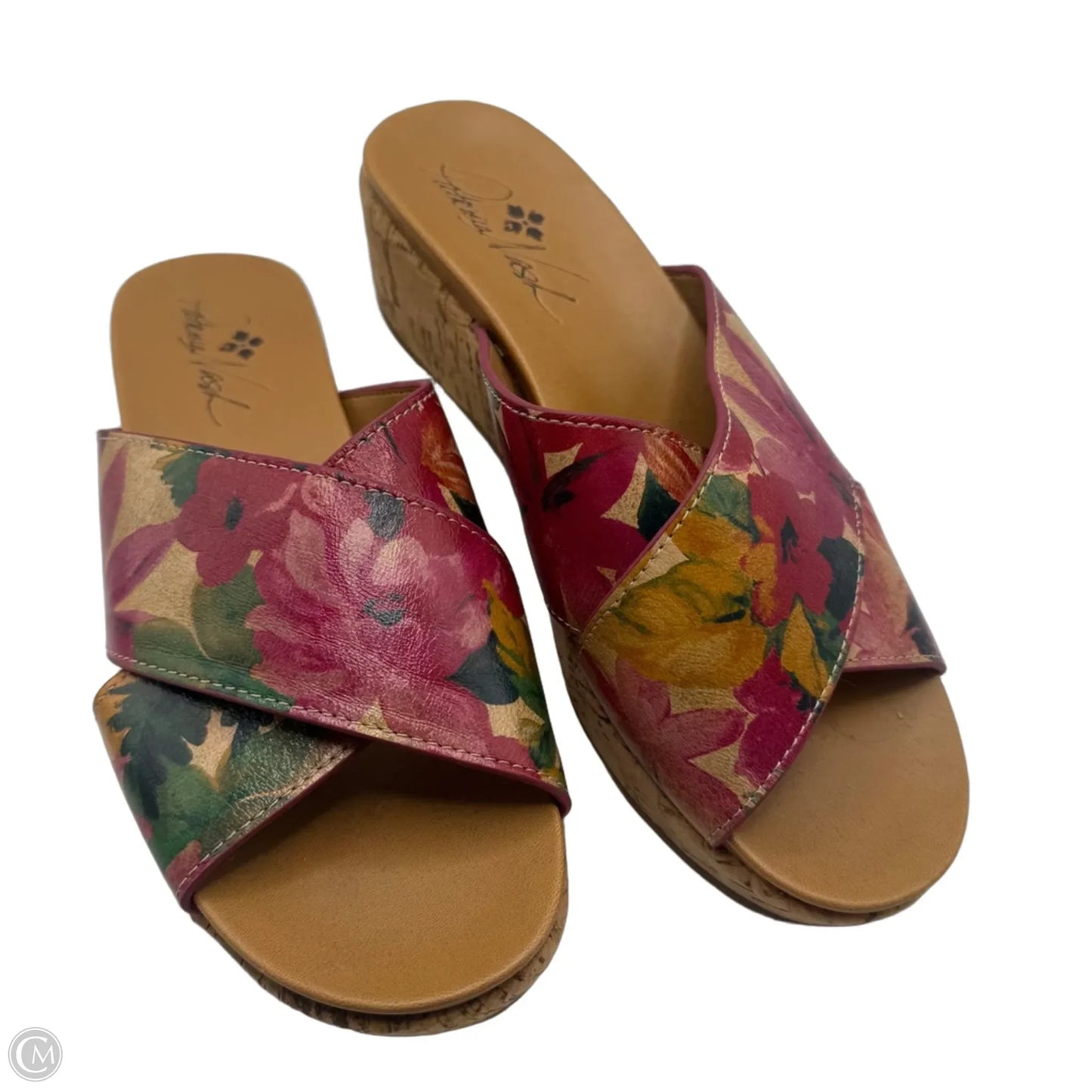 Sandals Designer By Patricia Nash In Floral Print, Size: 8