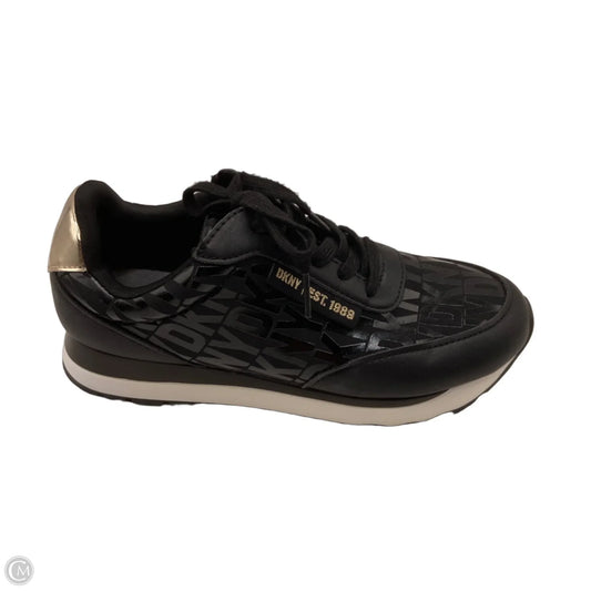 Shoes Sneakers By Dkny In Black, Size: 6.5