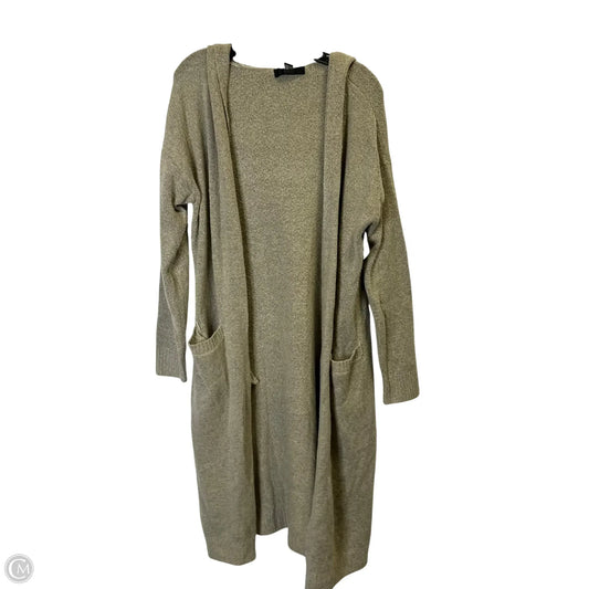 Sweater Cardigan By Forever 21 In Tan, Size: S
