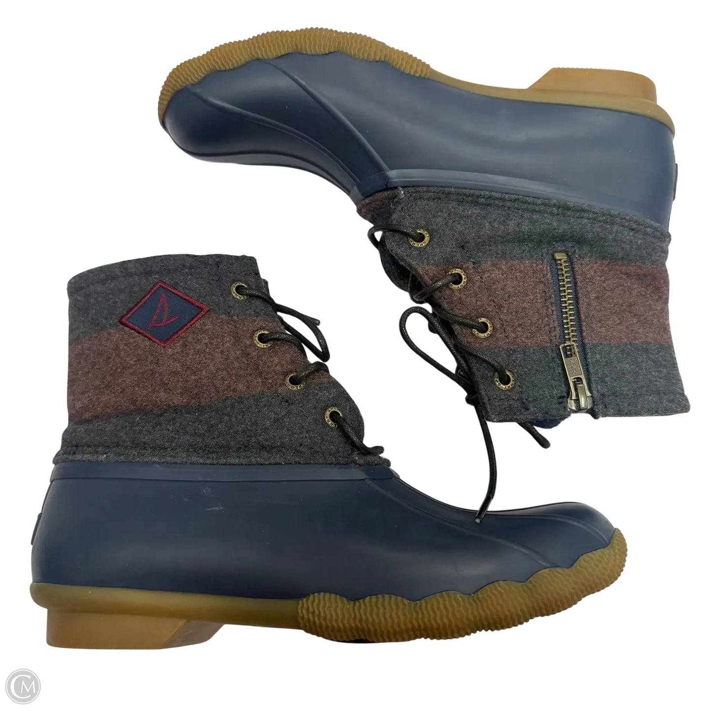 Boots Ankle Flats By Sperry In Navy, Size: 7