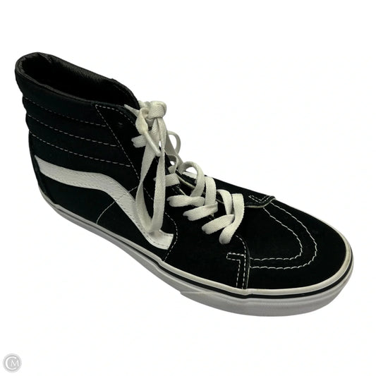Shoes Sneakers By Vans In Black, Size: 8.5