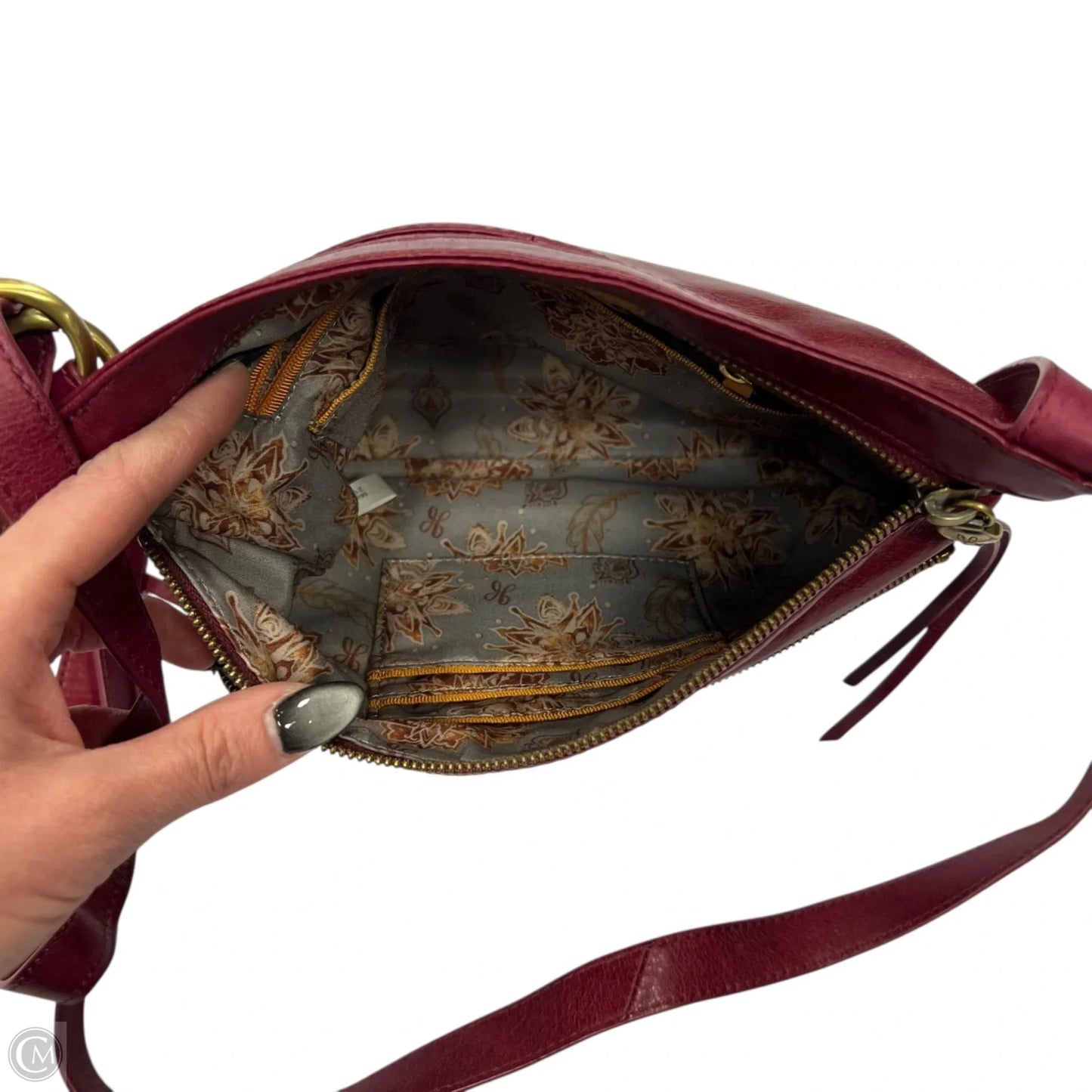 Crossbody Leather By Hobo Intl, Size: Medium