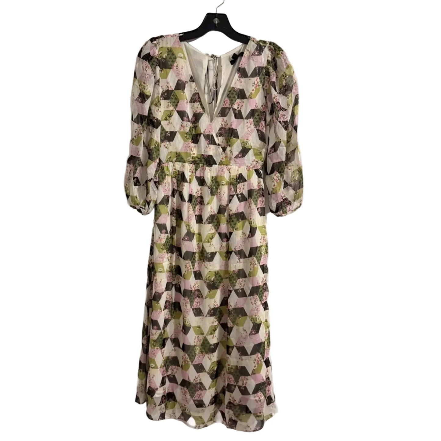 Dress Casual Maxi By J. Crew In Green, Size: 0