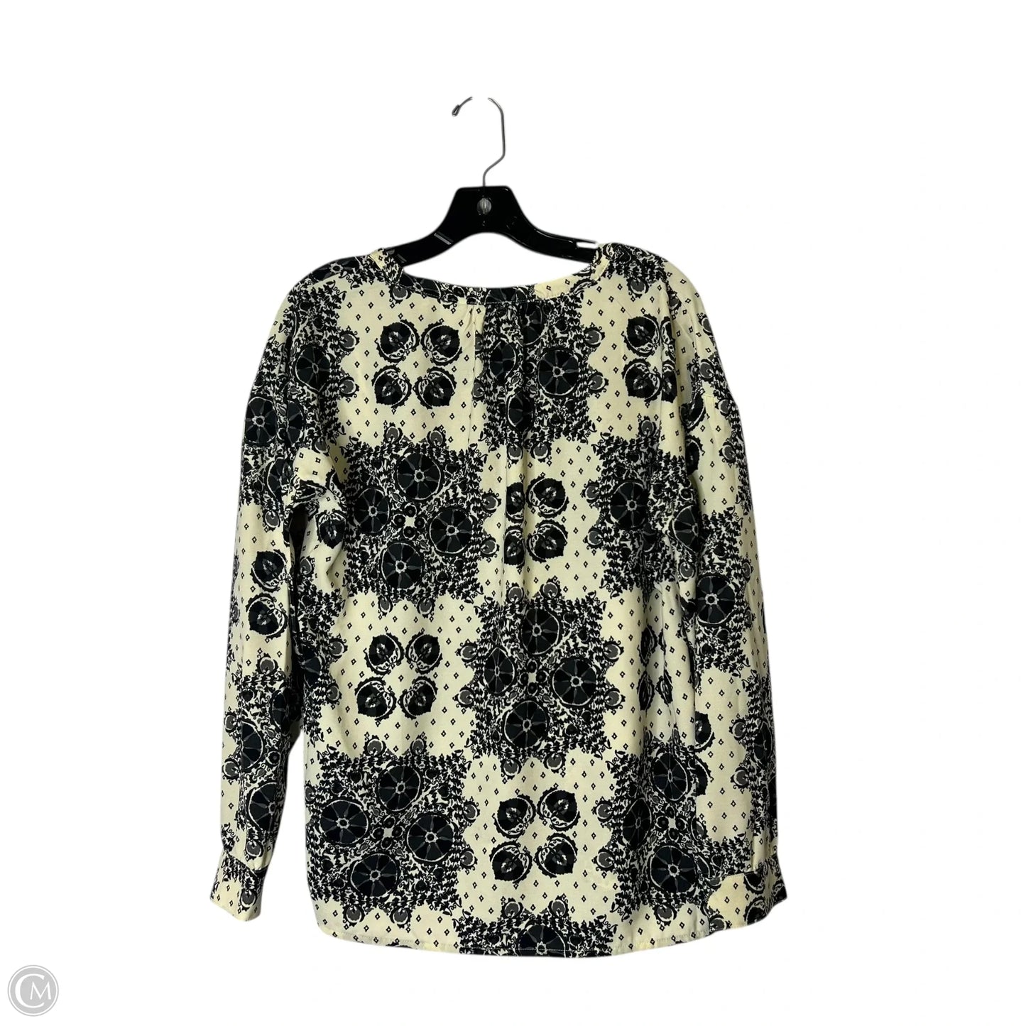 Top Long Sleeve By Wonderly In Cream, Size: M
