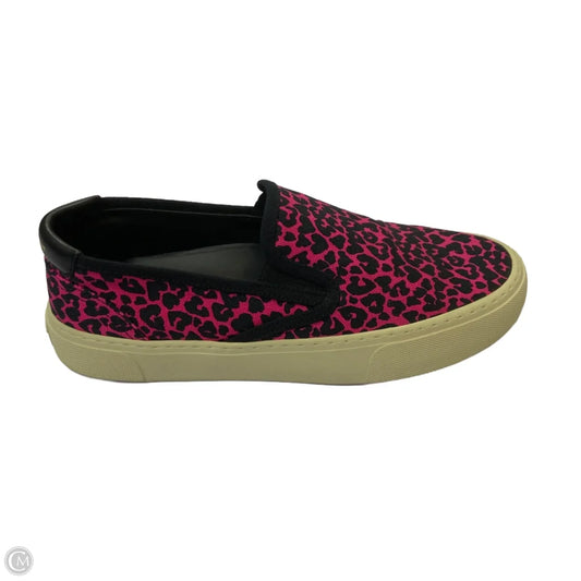 Shoes Luxury Designer By Yves Saint Laurent In Animal Print, Size: 9