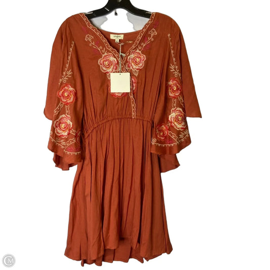 Dress Casual Short By Umgee In Orange, Size: S