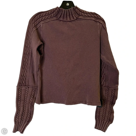 Top Long Sleeve By We The Free In Purple, Size: M