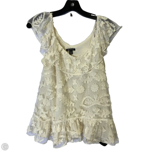 Top Sleeveless By Versona In Cream, Size: S