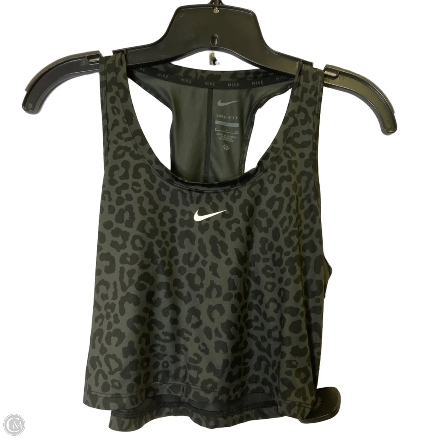 Athletic Tank Top By Nike Apparel In Animal Print, Size: S
