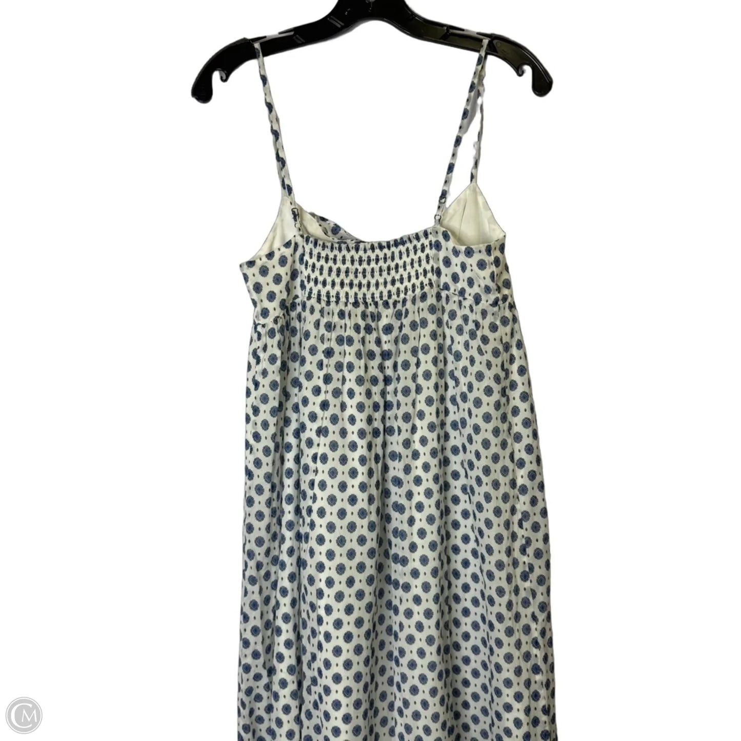 Dress Casual Midi By J. Crew In Blue & White, Size: S