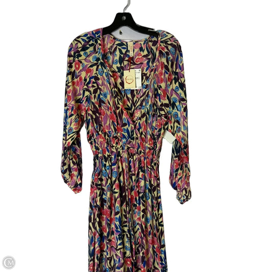 Dress Casual Maxi By Clothes Mentor In Pink & Purple, Size: S
