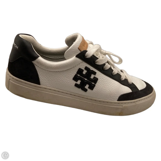 Shoes Designer By Tory Burch In Black & White, Size: 9