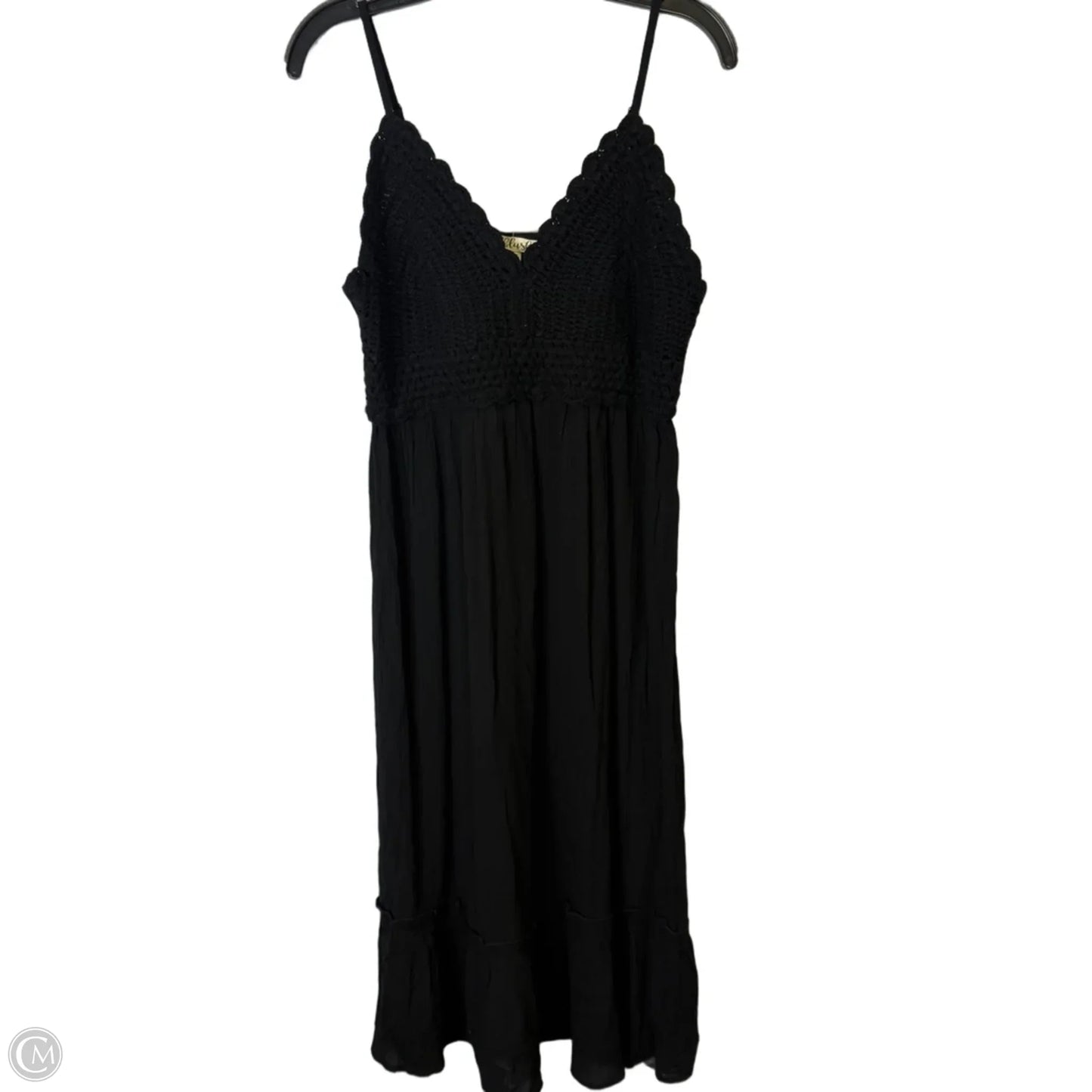 Dress Casual Midi By Blush In Black, Size: Xl