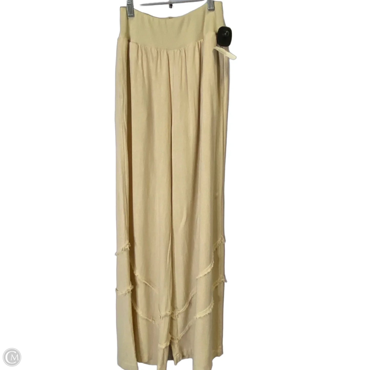 Pants Wide Leg By Easel In Cream, Size: S