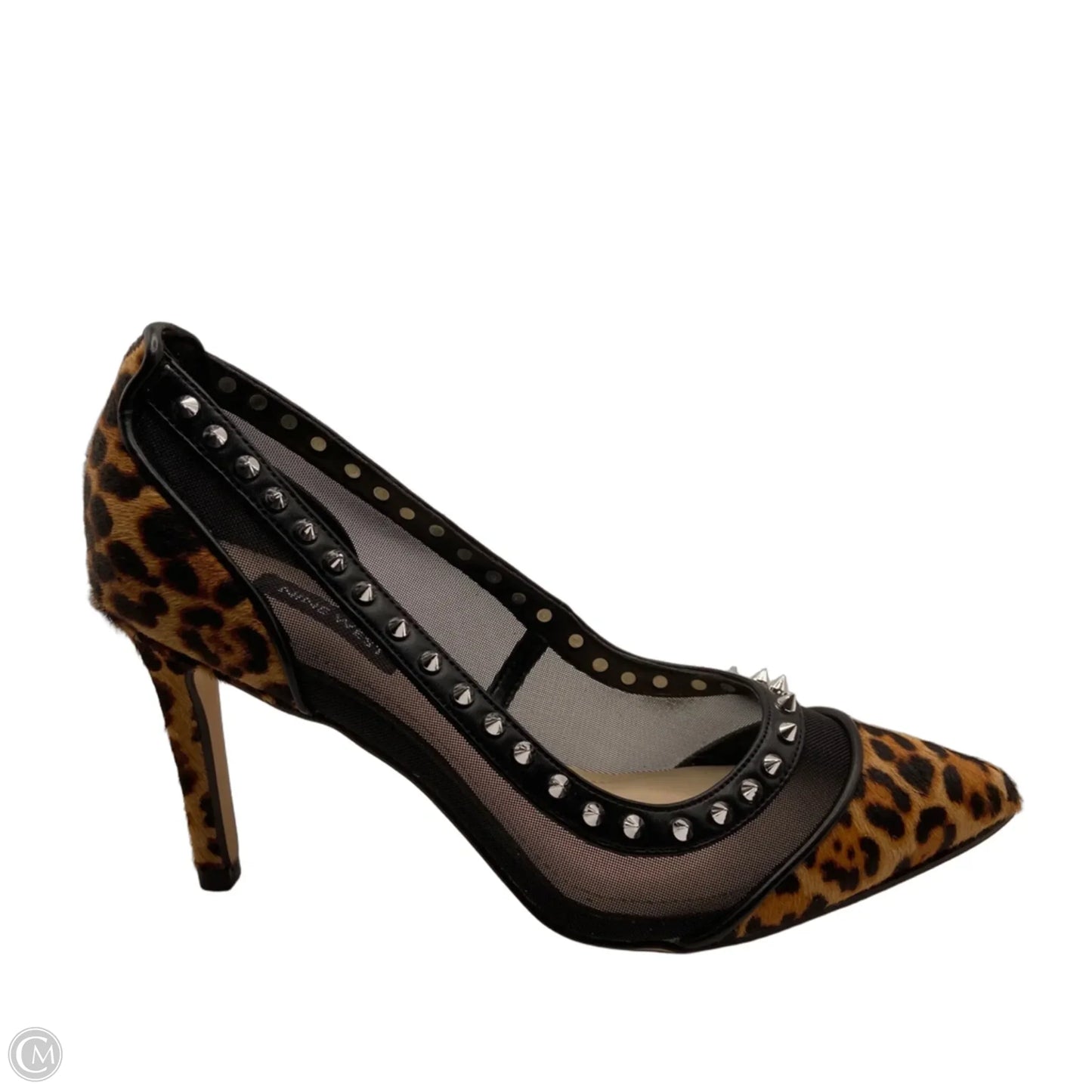 Shoes Heels Stiletto By Nine West In Animal Print, Size: 7