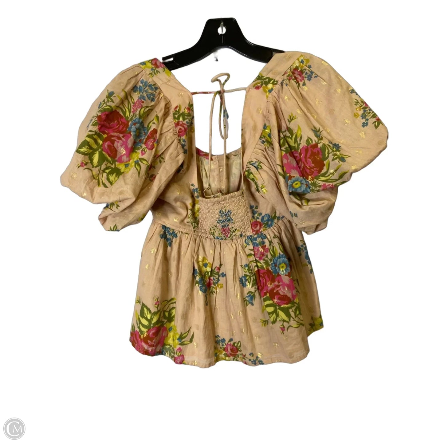 Top Short Sleeve By Clothes Mentor In Floral Print, Size: S