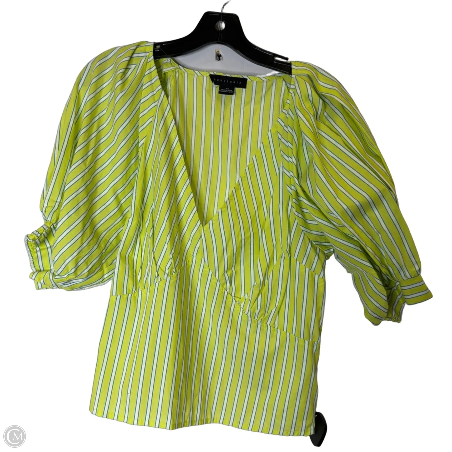 Top Short Sleeve By Sanctuary In Green, Size: M