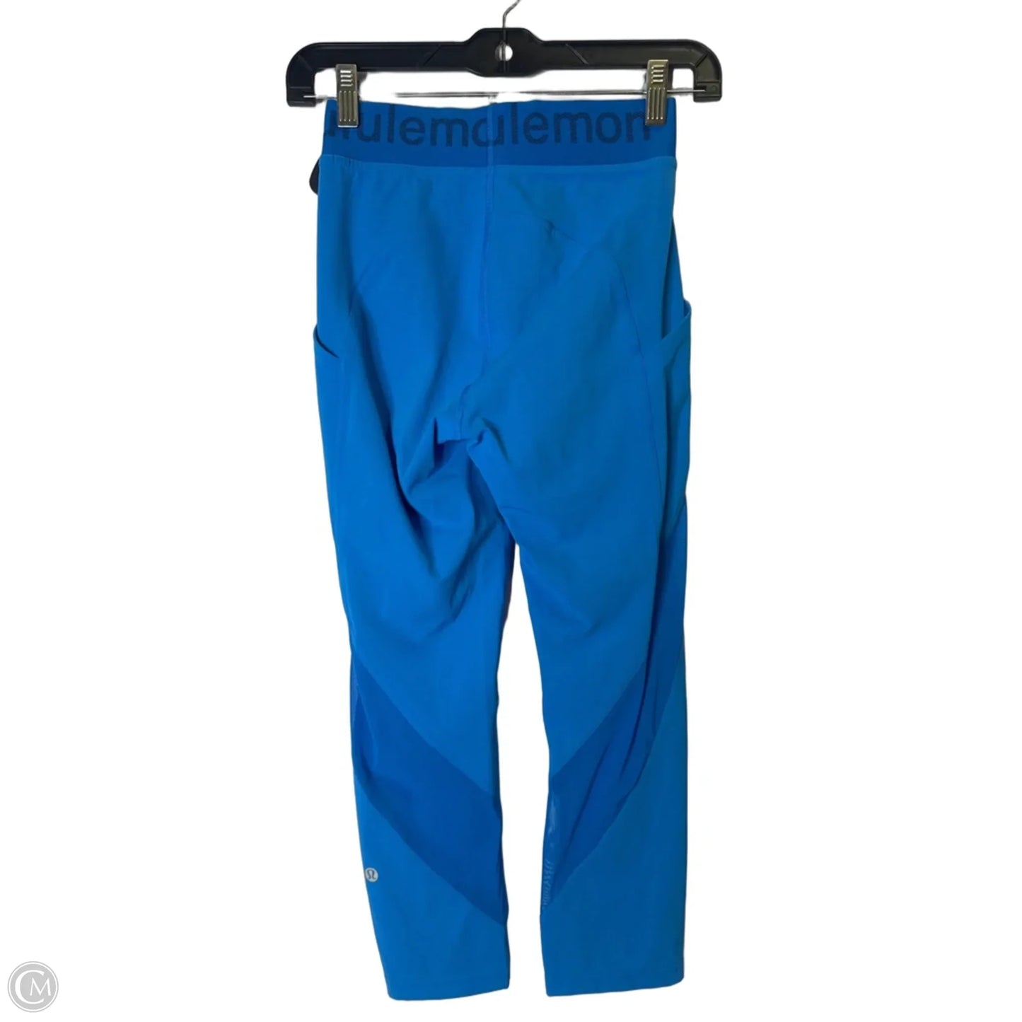 Athletic Capris By Lululemon In Blue, Size: 6