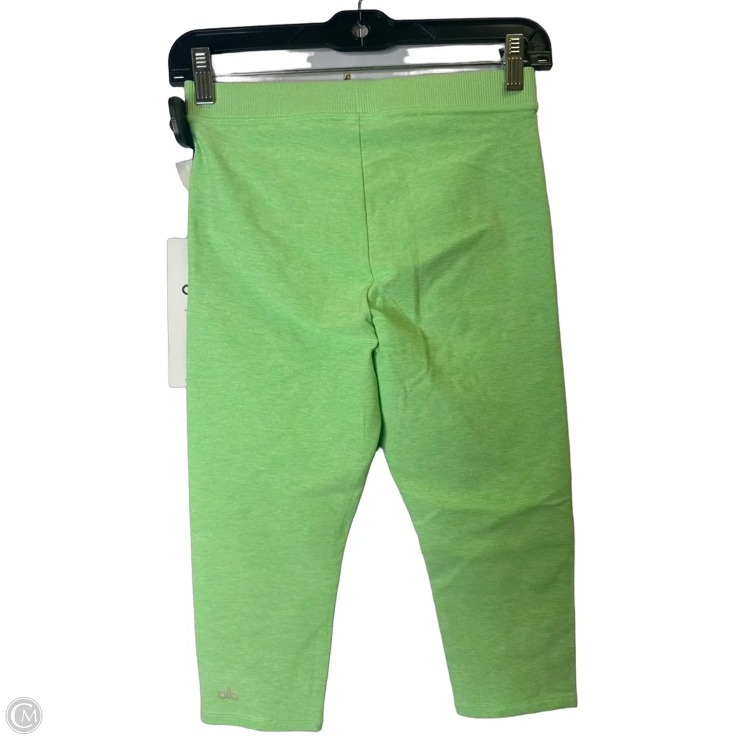 Athletic Capris By Alo In Green, Size: S