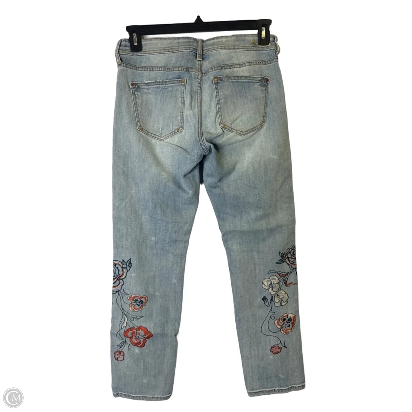 Jeans Straight By Pilcro In Blue Denim, Size: 6