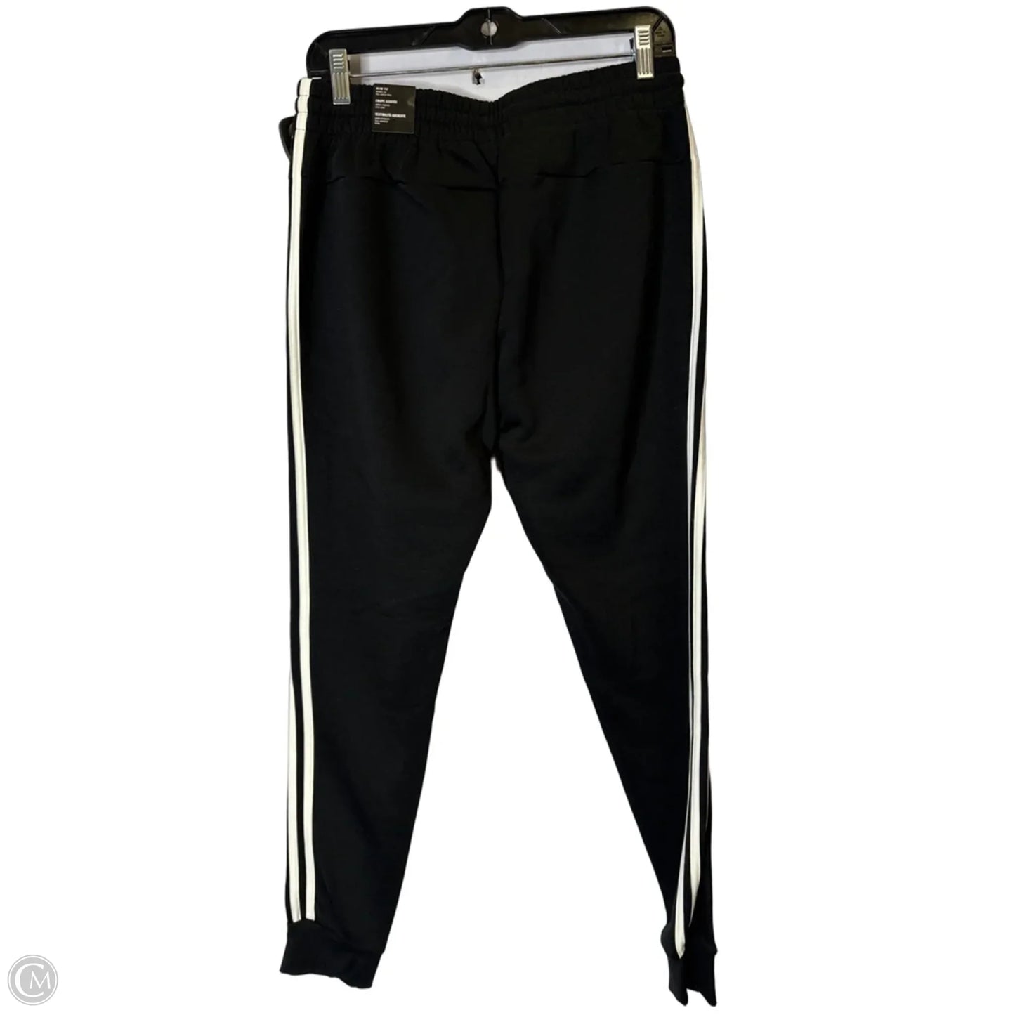 Athletic Pants By Adidas In Black, Size: M