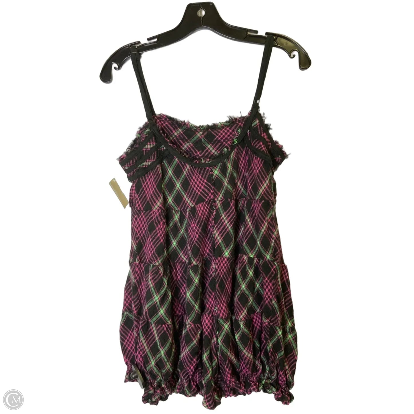 Romper By Free People In Black & Pink, Size: Xs