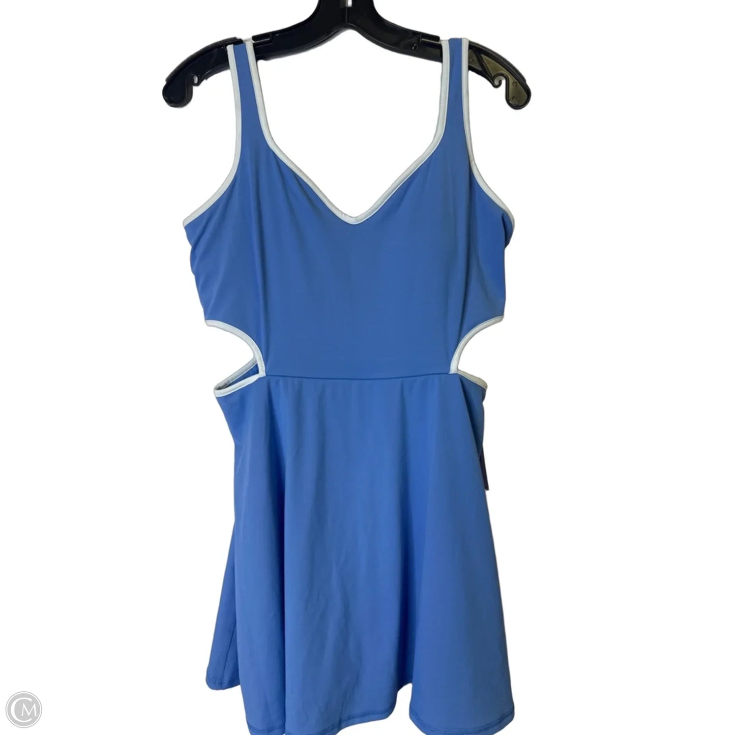 Dress Casual Short By Old Navy In Blue & White, Size: L