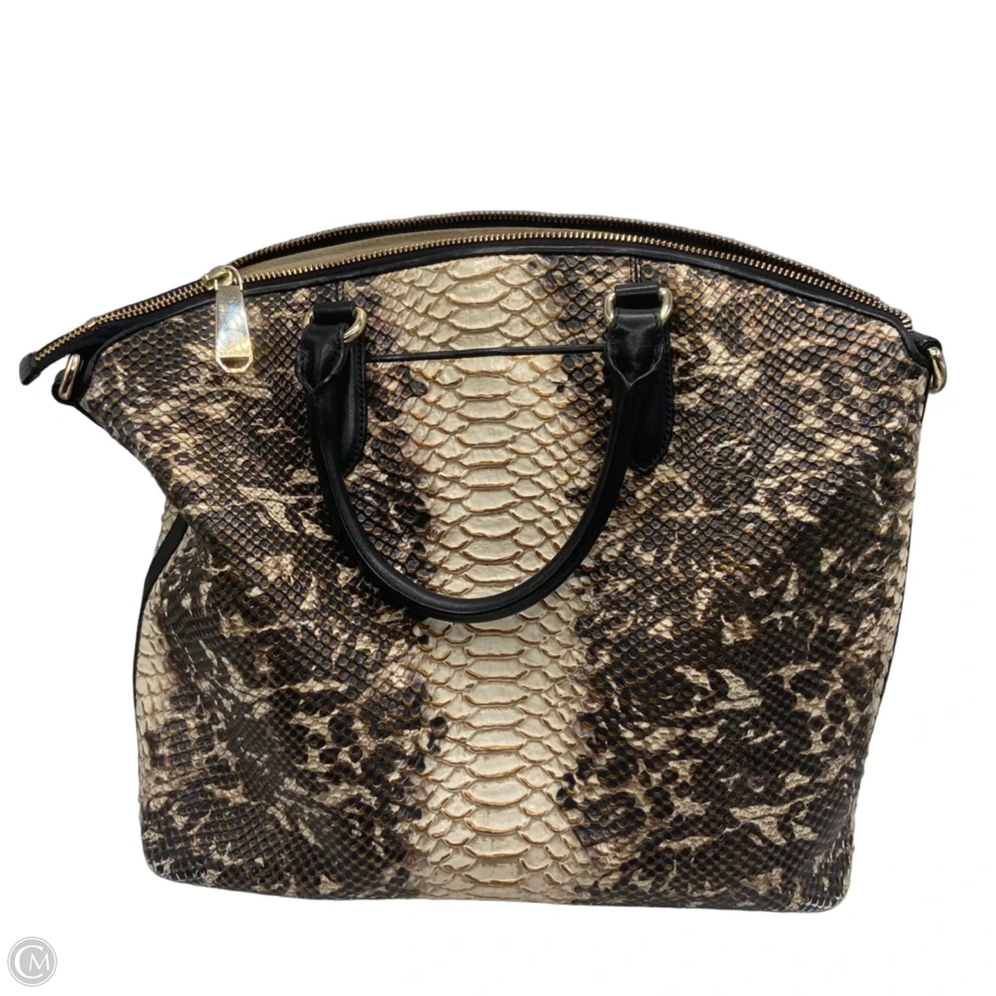 Handbag Designer By Brahmin, Size: Large