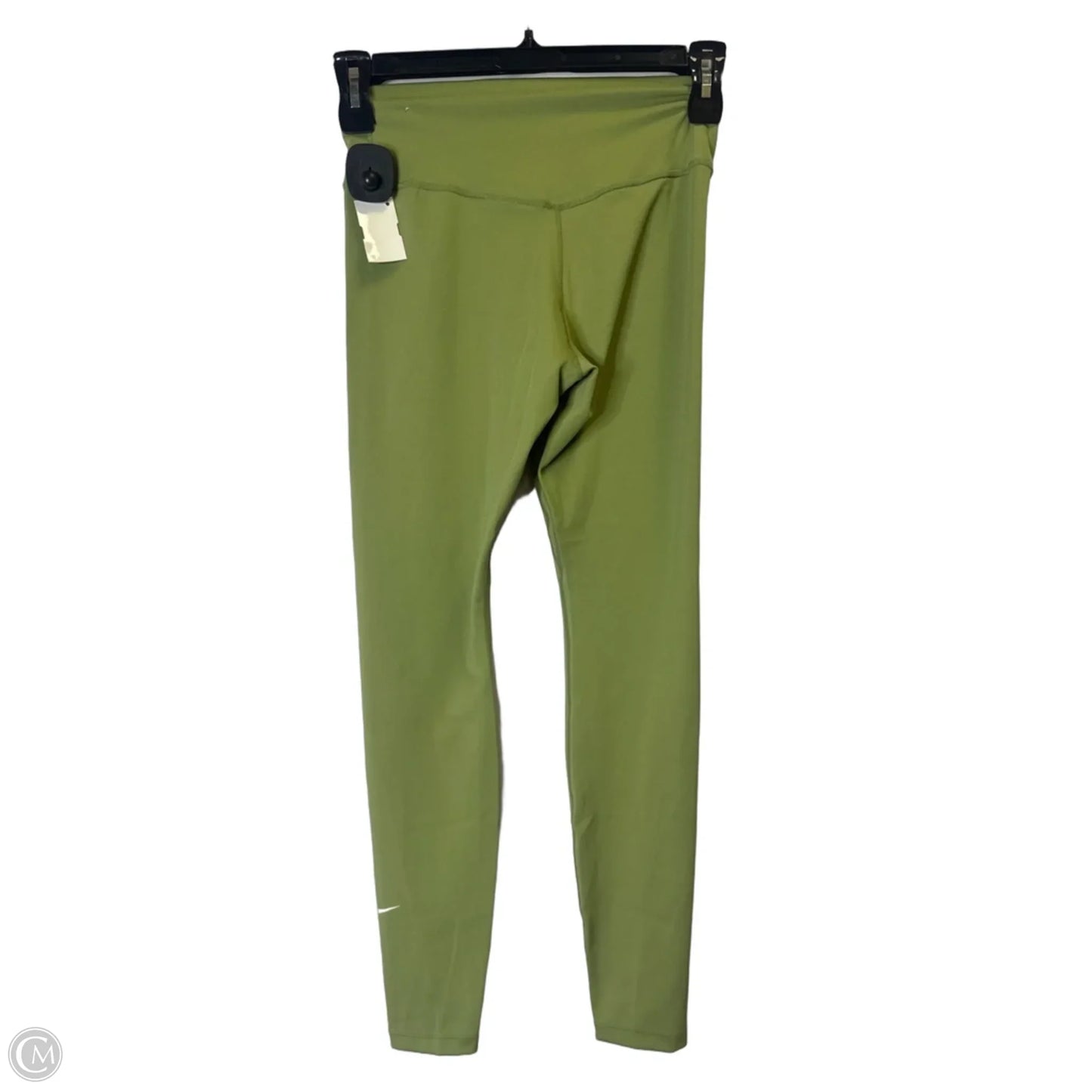 Athletic Leggings By Nike Apparel In Green, Size: S