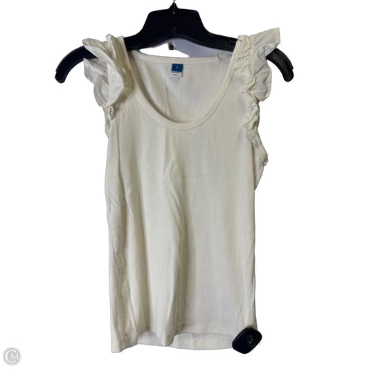 Top Sleeveless By Old Navy In Cream, Size: S