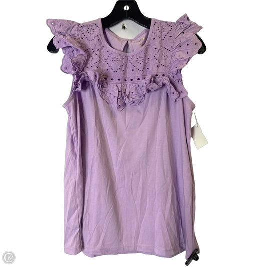 Top Sleeveless By Cmb In Purple, Size: S