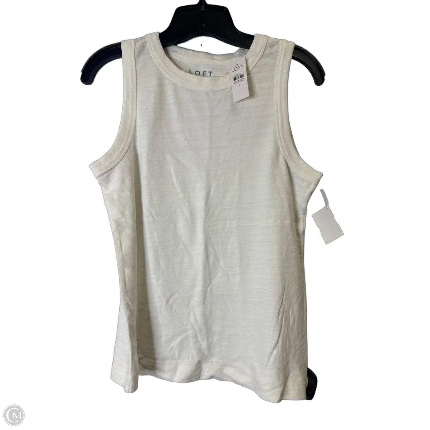 Top Sleeveless Basic By Loft In White, Size: S